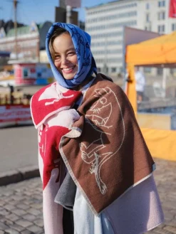 Moomin Arabia Moomin hand towel, 50 x 70 cm, The Groke, grey