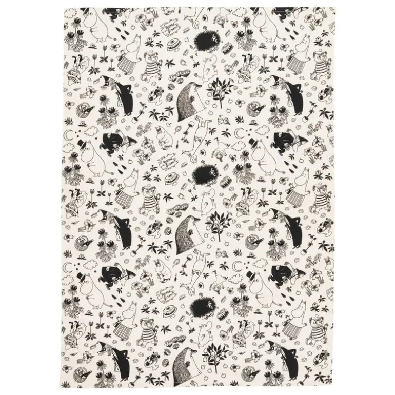 Moomin Arabia Moomin kitchen towel, 50 x 70 cm, off-white