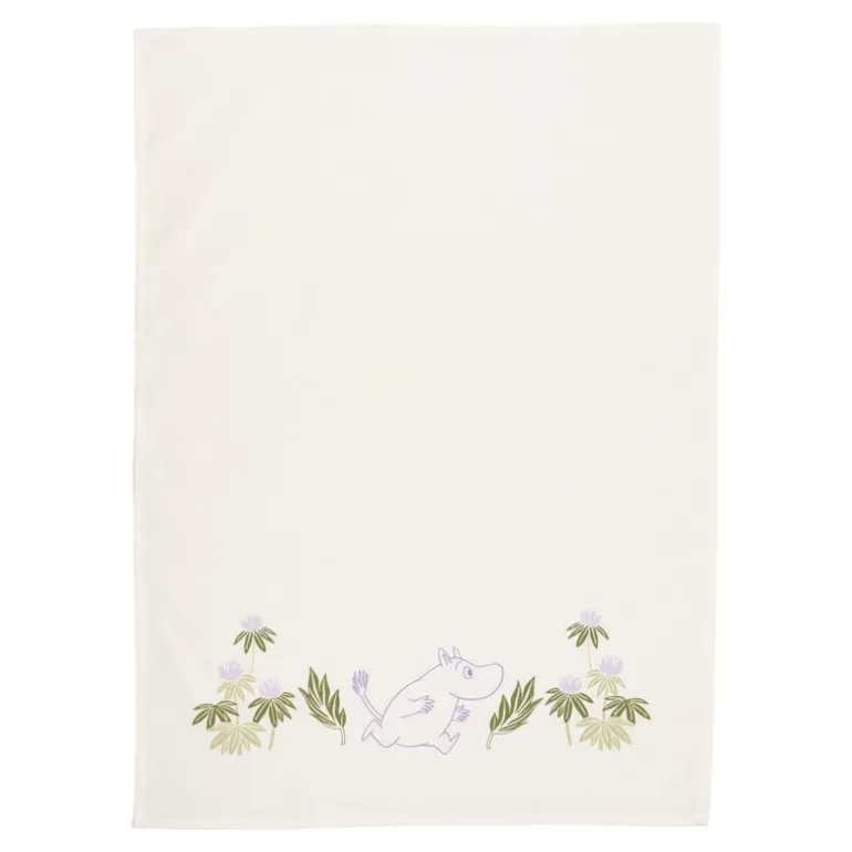 Moomin Arabia Moomin kitchen towel set, 2 pcs, 50 x 70 cm, purple - white