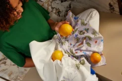 Moomin Arabia Moomin kitchen towel, 50 x 70 cm, purple