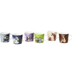Moomin Arabia Moomin mini mugs, 6 pcs, 2. classics