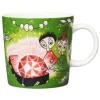 Moomin Arabia Moomin mug, Thingumy and Bob, green