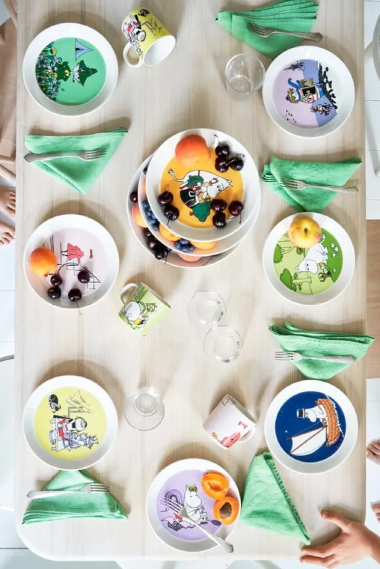 Moomin Arabia Moomin mug, Moomintroll, grass green