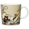 Moomin Arabia Moomin mug, Muskrat, beige