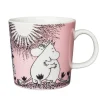 Moomin Arabia Moomin mug, Love, pink