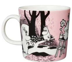 Moomin Arabia Moomin mug, Love, pink