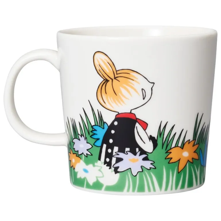 Moomin Arabia Moomin mug, Little My and meadow