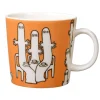 Moomin Arabia Moomin mug, Hattifatteners, orange