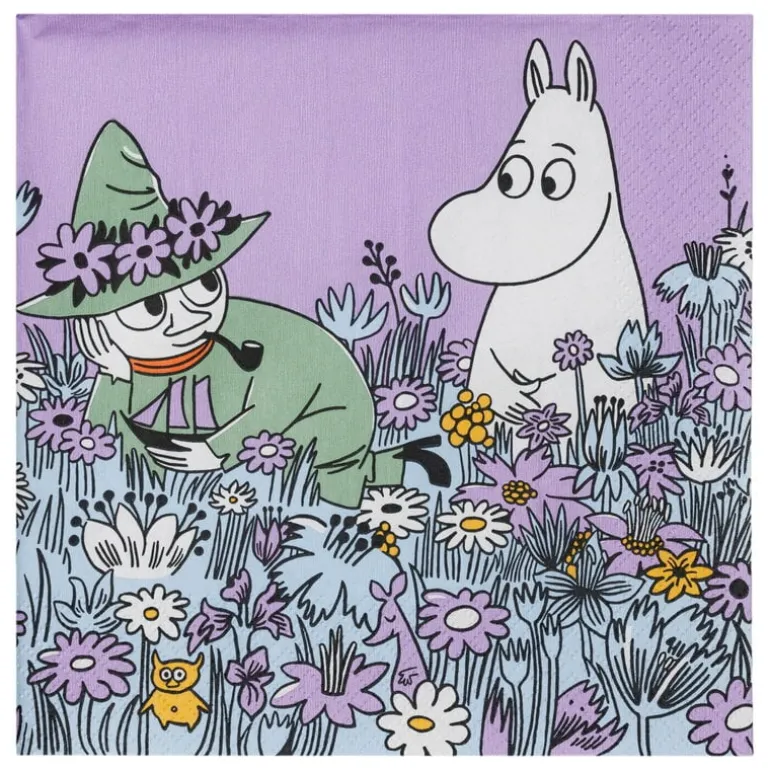 Moomin Arabia Moomin paper napkin, 33 cm, Friends forever