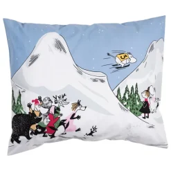 Moomin Arabia Moomin pillowcase, 50 x 60 cm, Ski Jumping