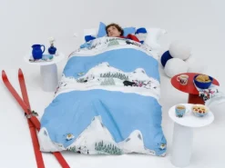 Moomin Arabia Moomin pillowcase, 50 x 60 cm, Ski Jumping