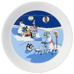 Moomin Arabia Moomin plate set, Bonfire & Sailing