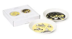 Moomin Arabia Moomin plate set, Yellow & Hurray!