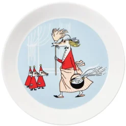 Moomin Arabia Moomin plate, Fillyjonk, grey