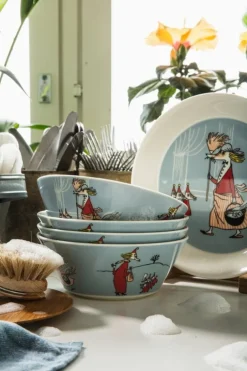 Moomin Arabia Moomin plate, Fillyjonk, grey