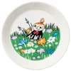 Moomin Arabia Moomin plate, Little My and meadow