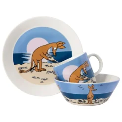 Moomin Arabia Moomin plate, Sniff, blue