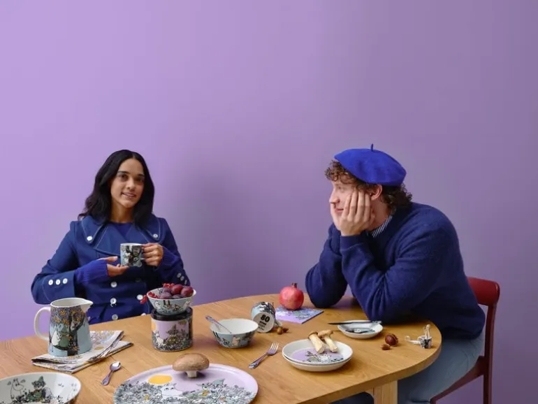 Moomin Arabia Moomin saucer, Friends forever