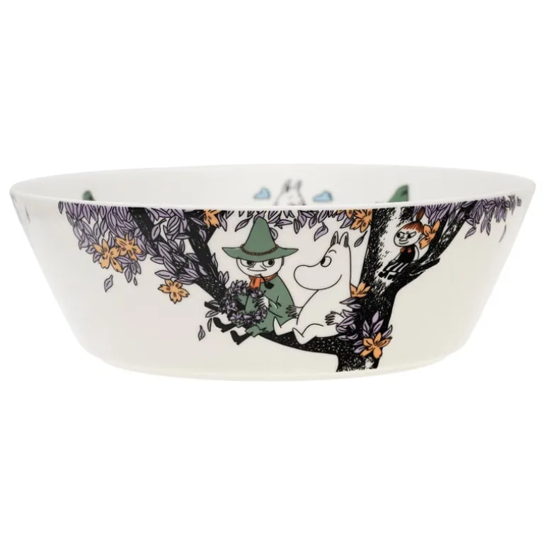 Moomin Arabia Moomin serving bowl, Friends forever