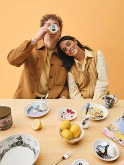 Moomin Arabia Moomin serving bowl, Friends forever