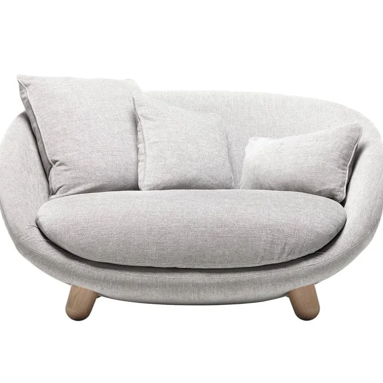 Moooi Love sofa, Liscio Nebbia