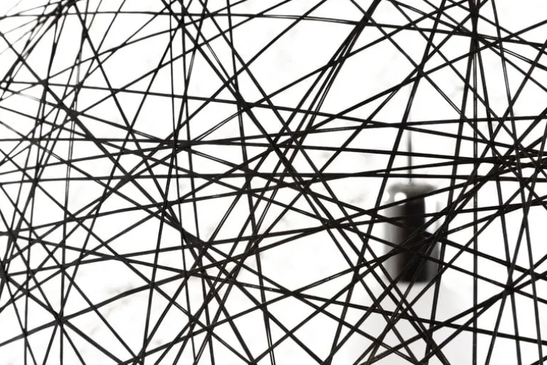 Moooi Random Light II pendant, large, black