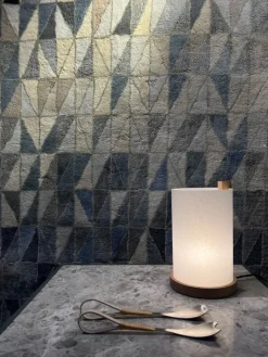 Motarasu Enso table lamp, white - oak