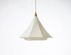 Motarasu Fuji pendant, washi-paper - bamboo