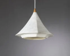 Motarasu Fuji pendant, washi-paper - bamboo