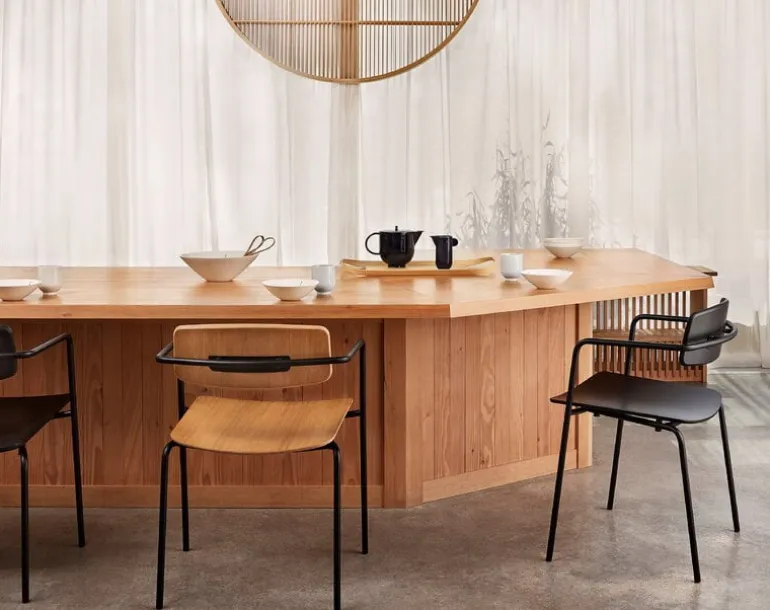 Motarasu Shiro bowl, large, 3 dots, 30 cm, white