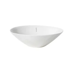 Motarasu Shiro bowl, small, 3 dots, 18,5 cm, white