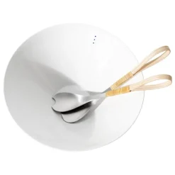 Motarasu Wa salad cutlery, ash - steel