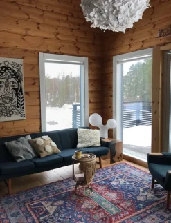 MUM's Kind King side table, 35 cm, rattan