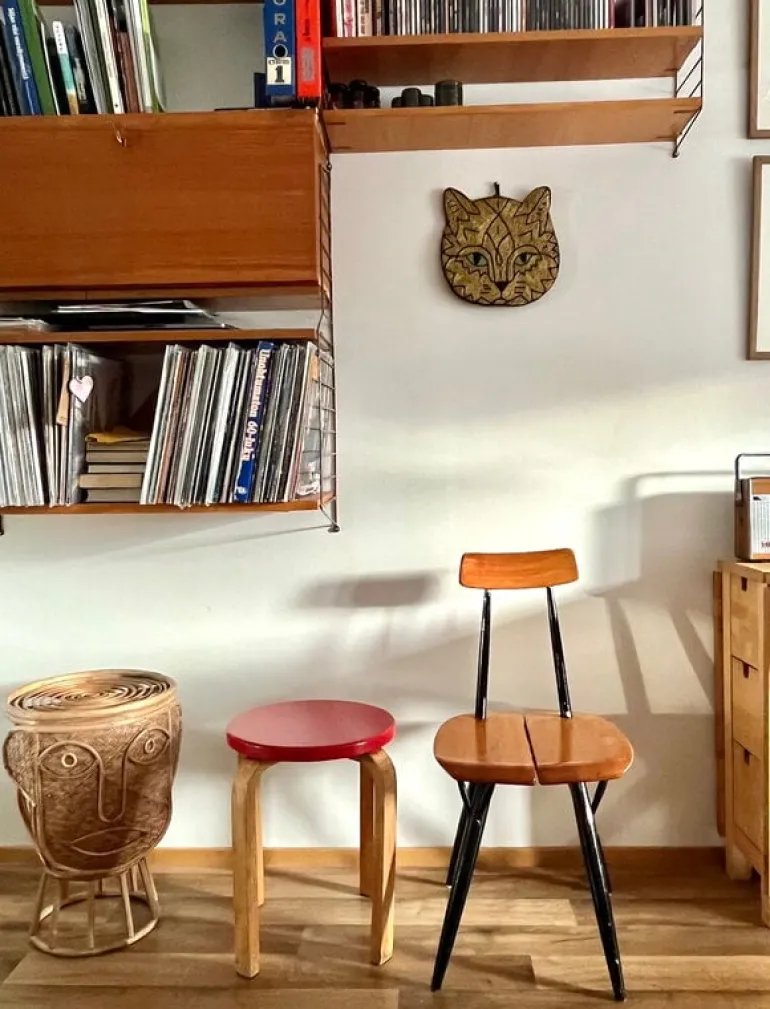 MUM's Mau wall art, 28 x 28 cm, gold