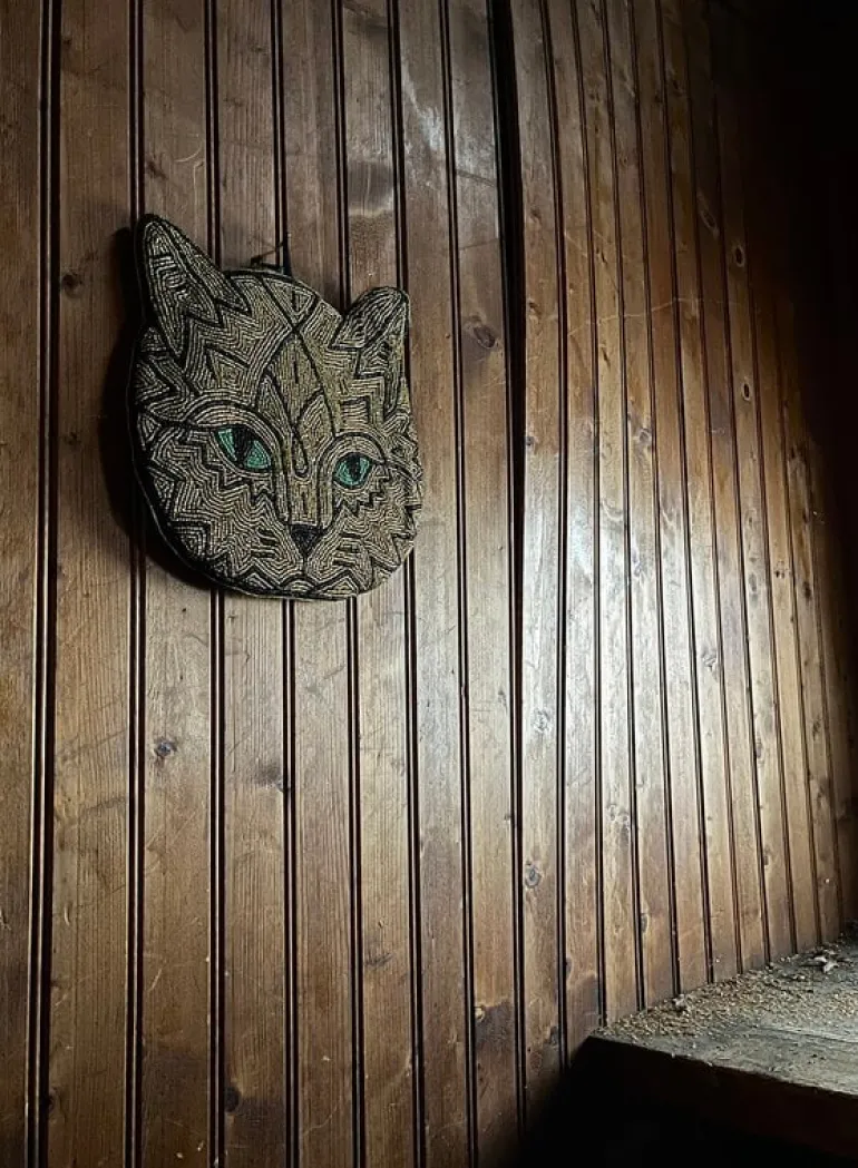 MUM's Mau wall art, 28 x 28 cm, gold