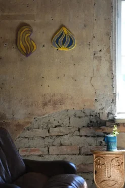 MUM's Onion wall art, 30 x 25 cm, blue