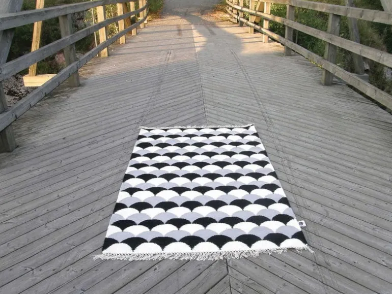 MUM's Suomu rug 110 x 170 cm, light grey