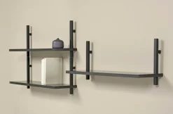 Muoto Collection Sola wall shelf, black