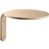Muoto Collection Turn wall shelf, oak