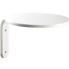 Muoto Collection Turn wall shelf, white
