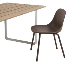 Muuto 70/70 Outdoor table, 225 x 90 cm, Sapele Mahogany - grey