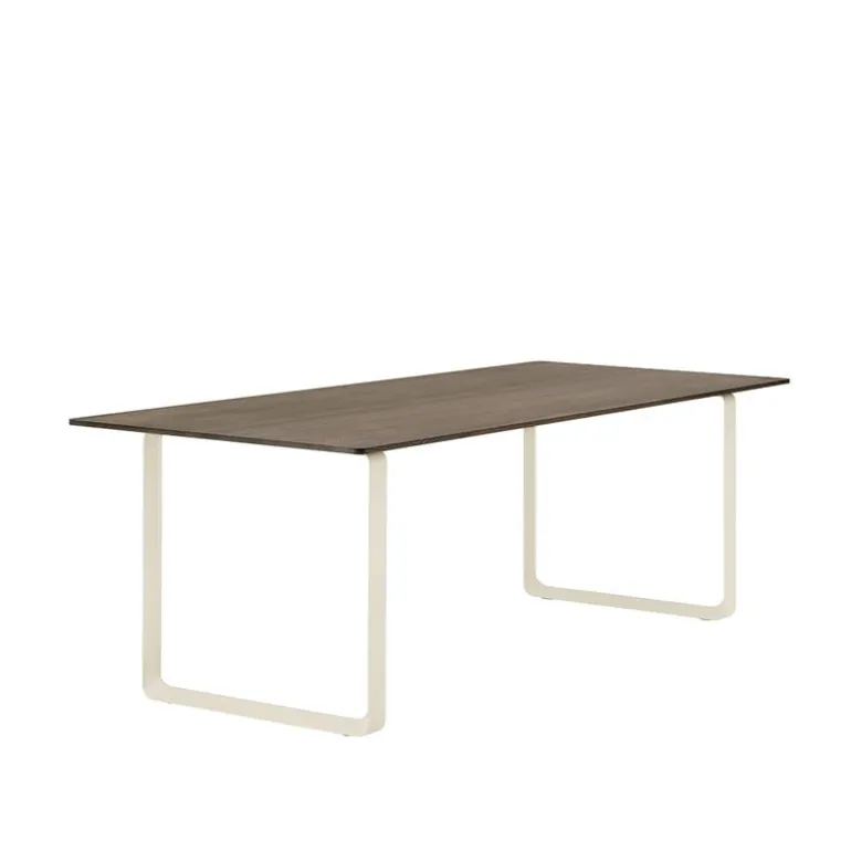 Muuto 70/70 table, 225 x 90 cm, solid smoked oak - sand