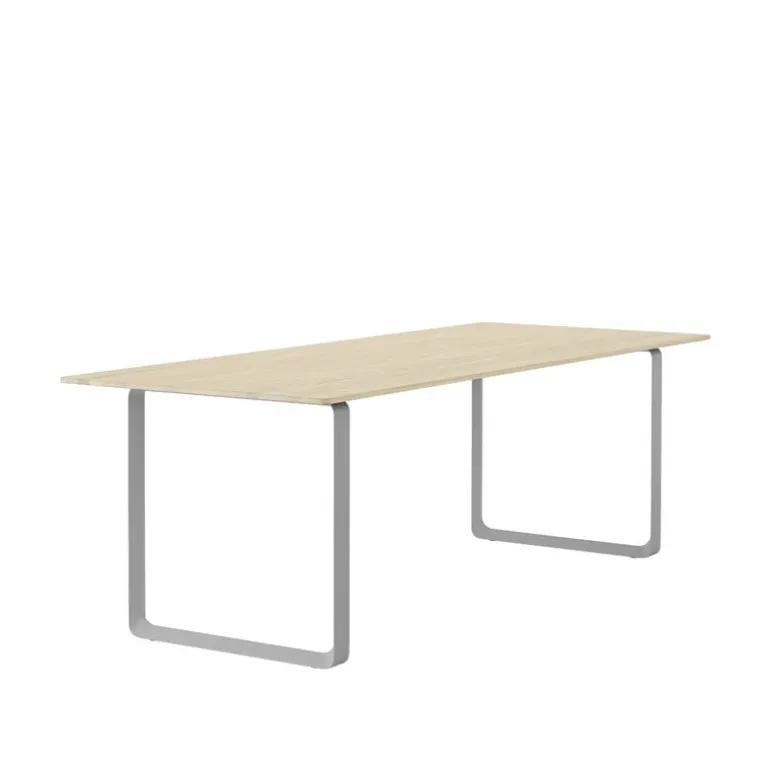 Muuto 70/70 table, 225 x 90 cm, solid oak - grey