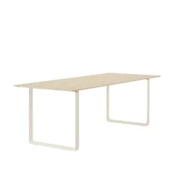 Muuto 70/70 table, 225 x 90 cm, solid oak - sand