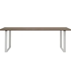 Muuto 70/70 table, 225 x 90 cm, solid smoked oak - grey