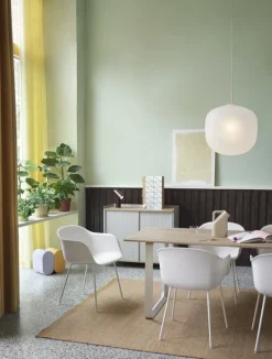 Muuto 70/70 table, 255 x 108 cm, solid oak - white