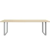 Muuto 70/70 table, 255 x 108 cm, solid oak - grey