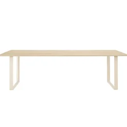 Muuto 70/70 table, 255 x 108 cm, solid oak - sand