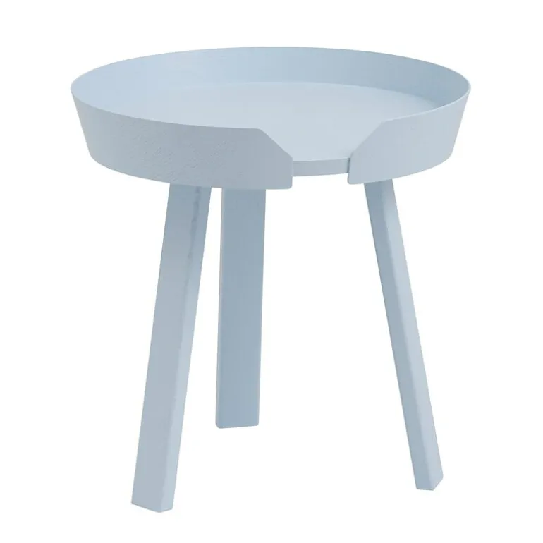 Muuto Around coffee table, small, light blue