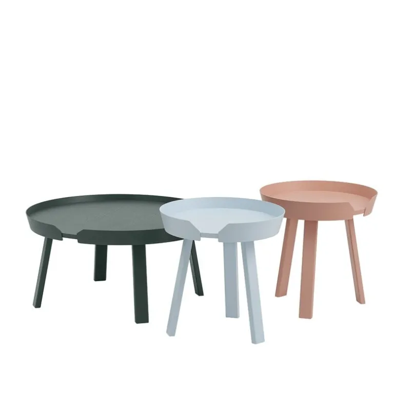 Muuto Around coffee table, small, light blue